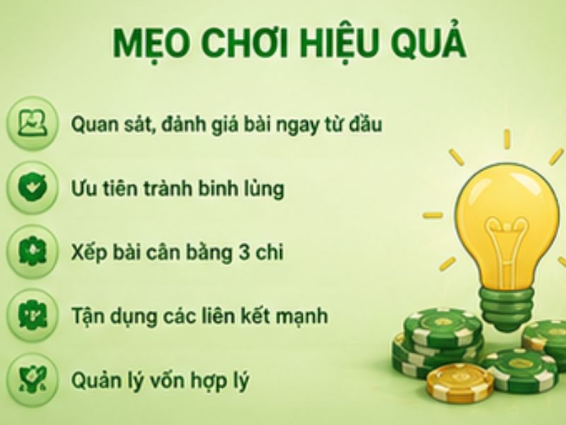 Mẹo Chơi Mậu Binh 13WIN Hiệu Quả