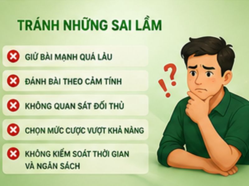 Những Sai Lầm Người Chơi Thường Gặp